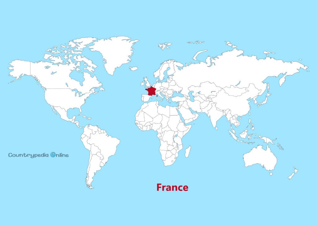 France on World Map